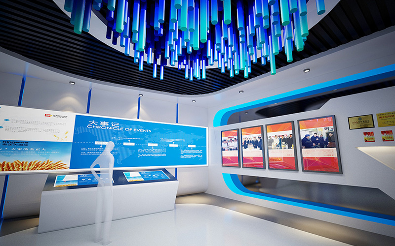 800平米集团公司展厅装修设计效果图