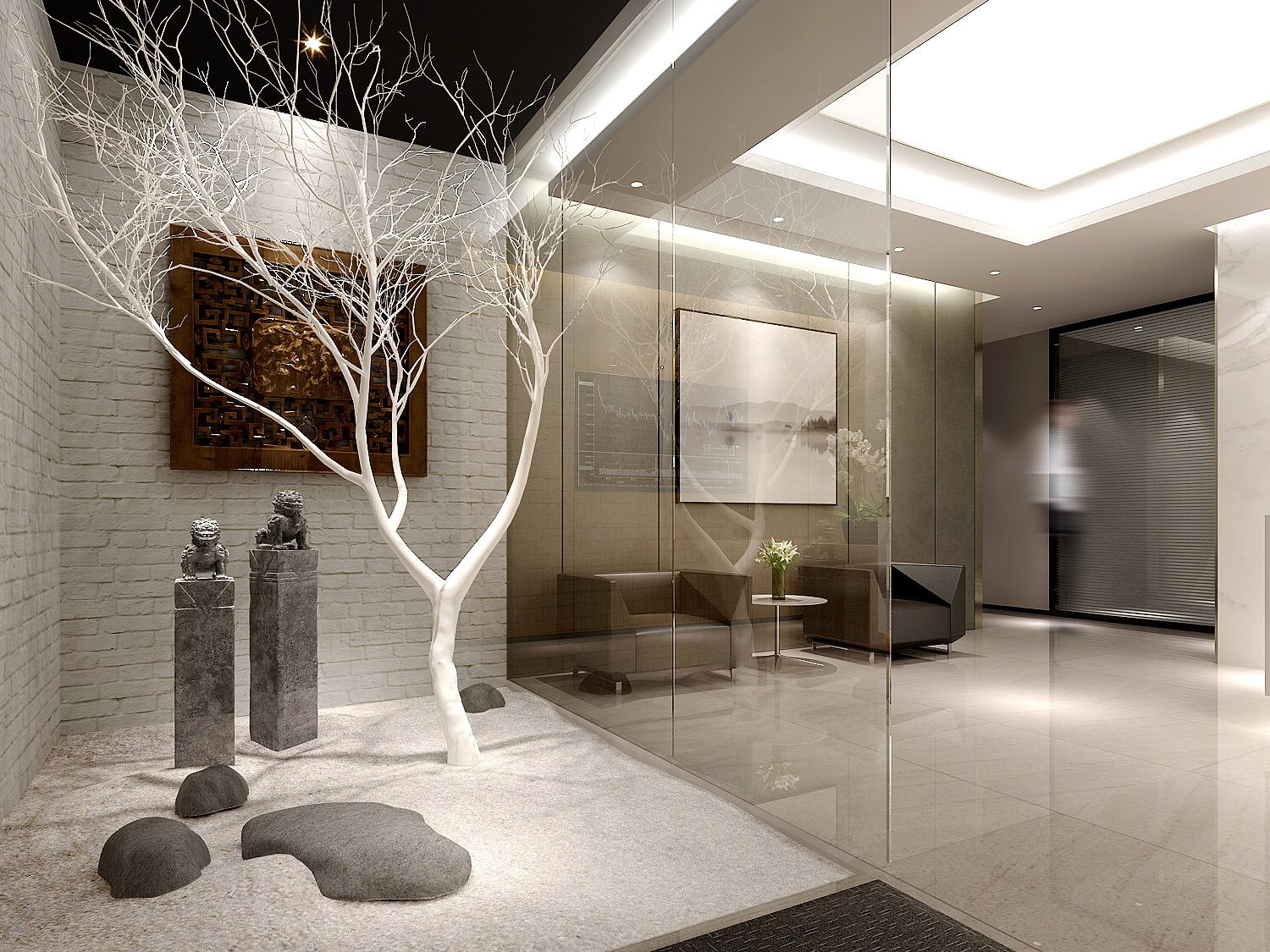 600平米郑州办公室设计效果展示