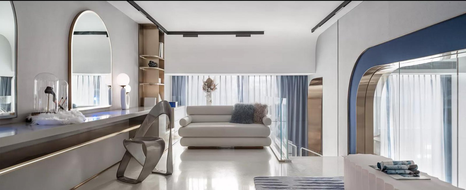 180平米婚纱礼服定制店铺装修设计效果图