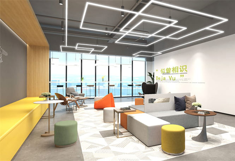 郑州办公室茶水间休闲区装修效果图