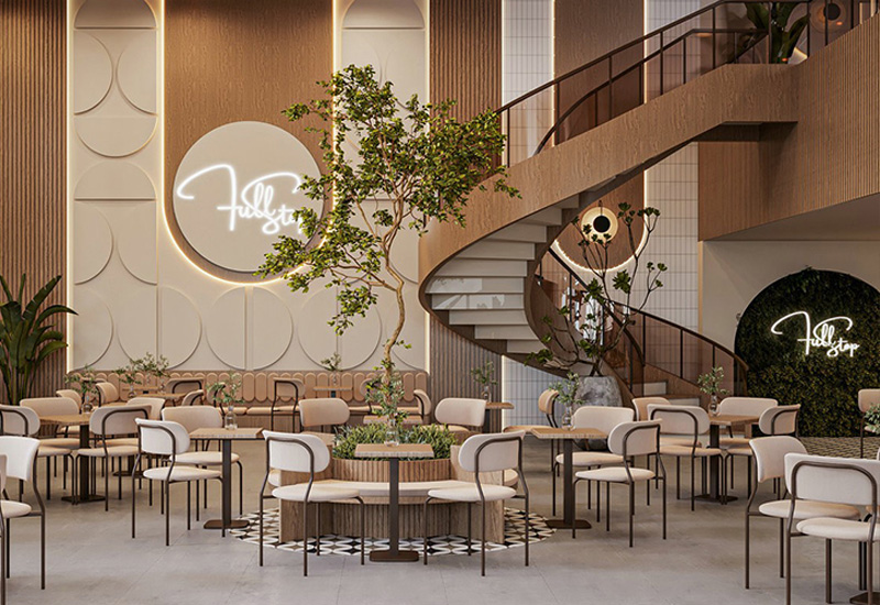 400平米静语茶舍装修设计效果图