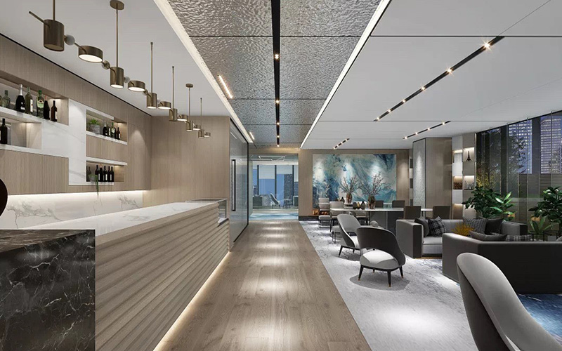 1200平米健身会所装修设计效果图