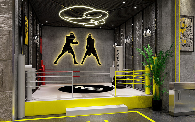 2000平米健身房装修设计效果图