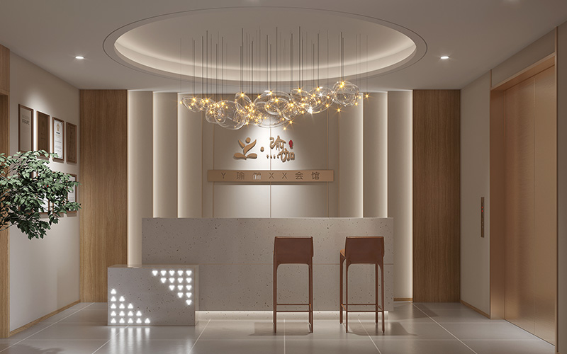 540平米瑜伽馆设计装修效果图