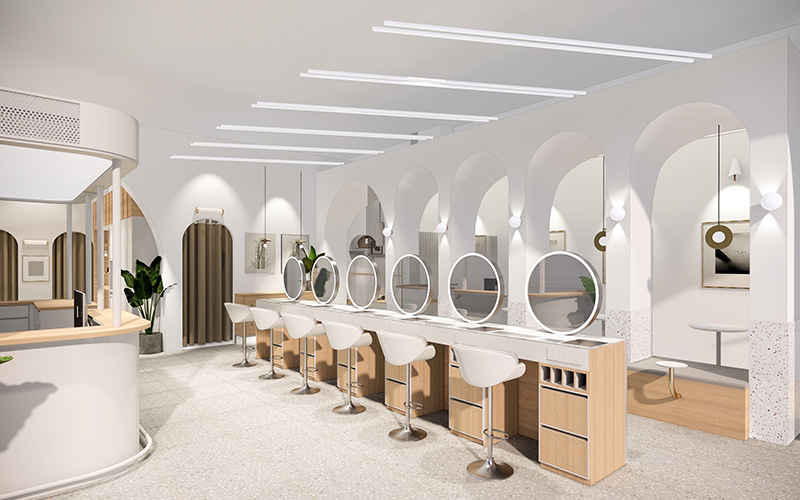 1150平米婚纱摄影学院装修设计效果图