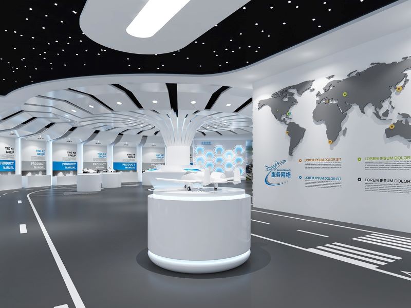 600平米办公室装修设计-产业园装修改造