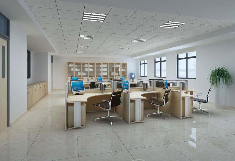 800平米学校办公室装修-教室装修效果图