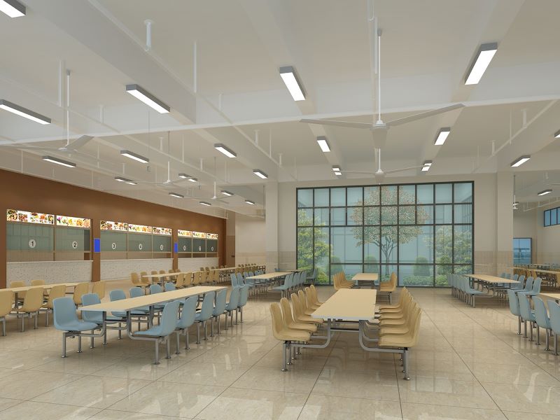 800平米学校办公室装修-教室装修效果图