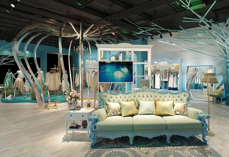 180平米品牌女装门店装修设计效果图