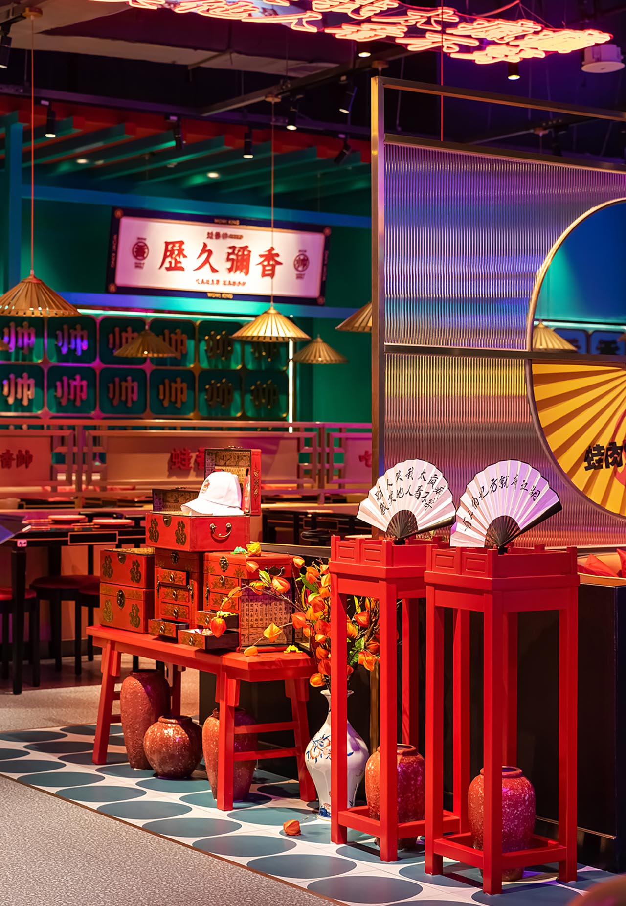 270平米国朝主题火锅店装修设计效果