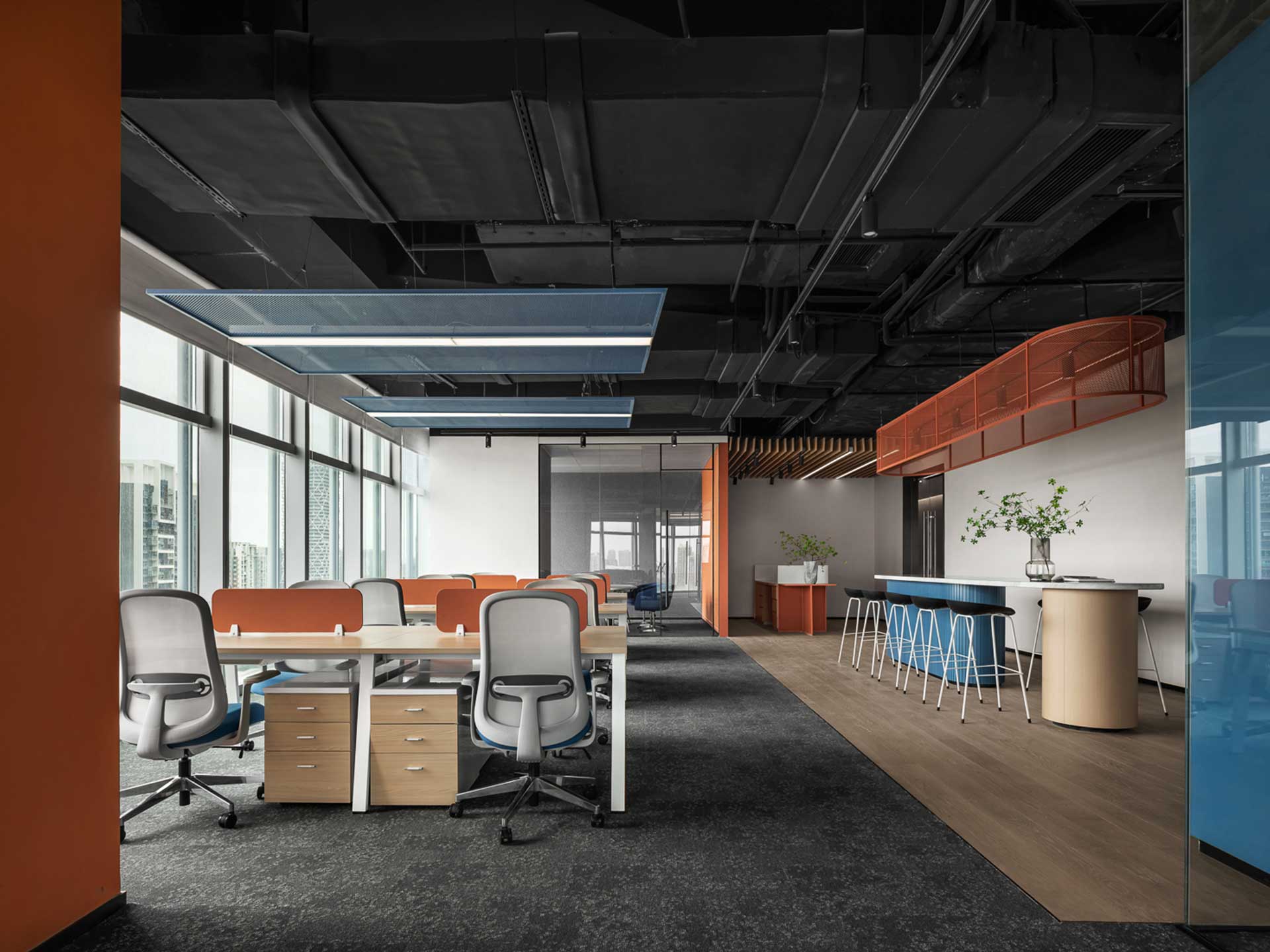 270平米企业办公室设计装修效果图