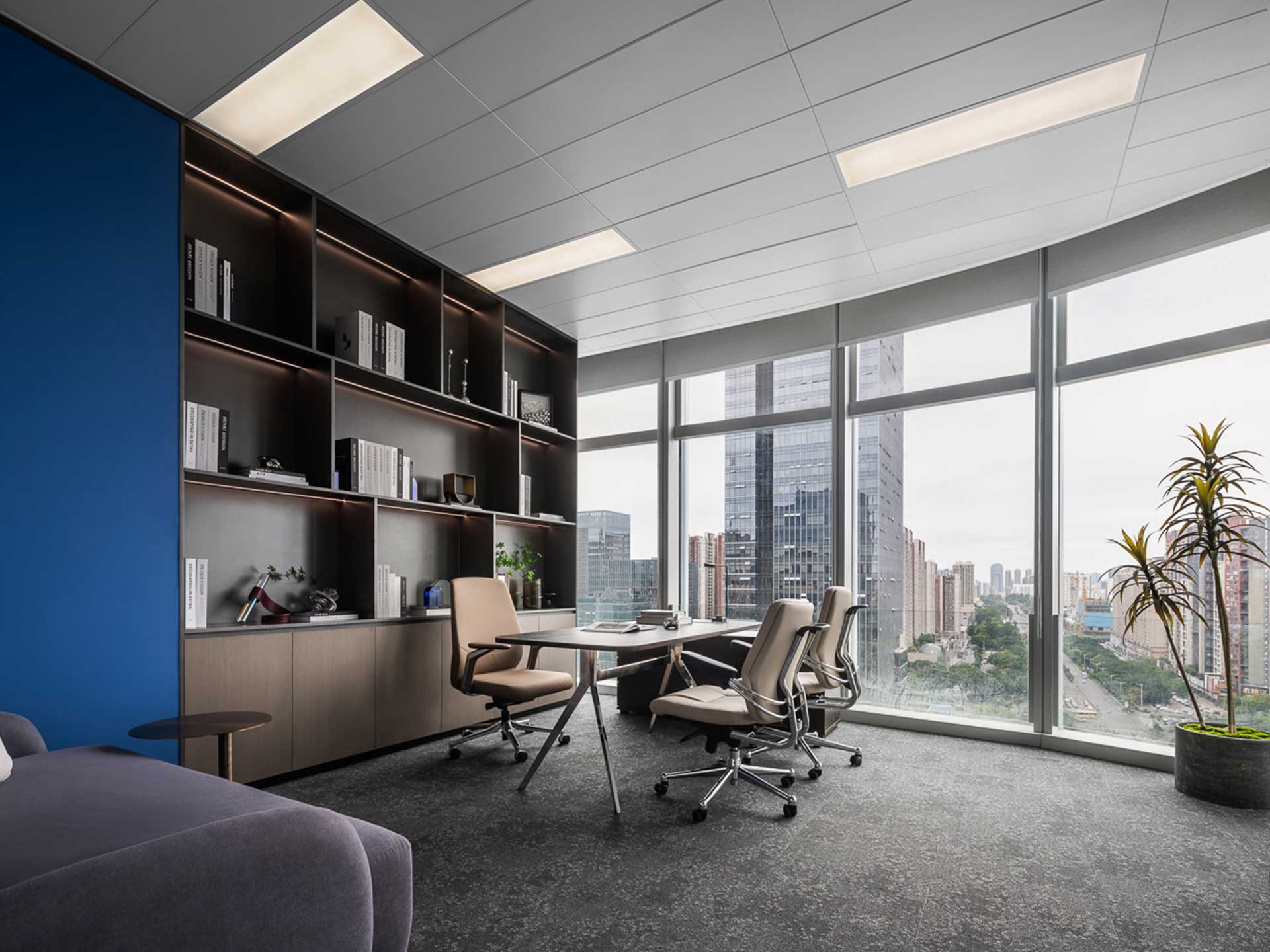 270平米企业办公室设计装修效果图