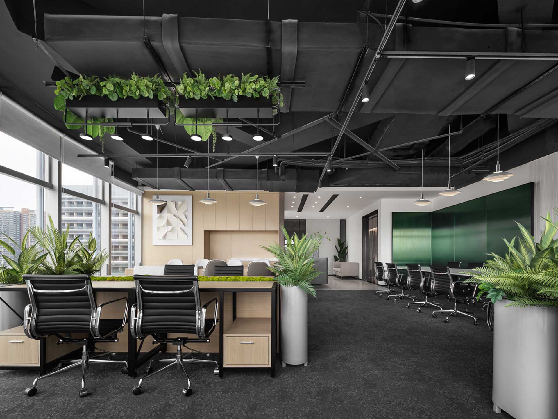 315平米办公空间设计装修效果图