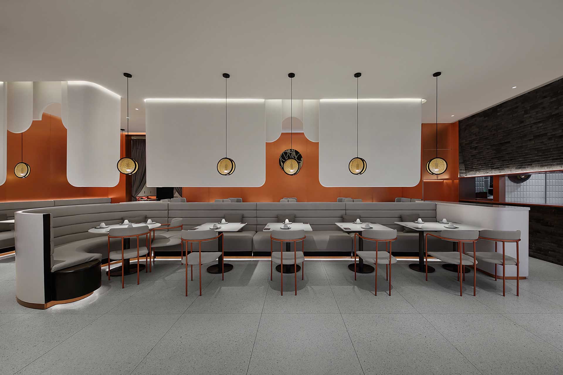 190平米郑州饭店装修设计效果图