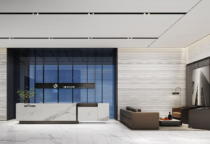 700平米极简办公室装修设计效果图