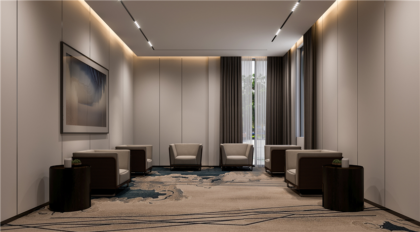 400平米企业办公空间设计效果图