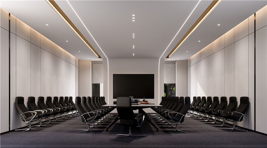 400平米企业办公空间设计效果图