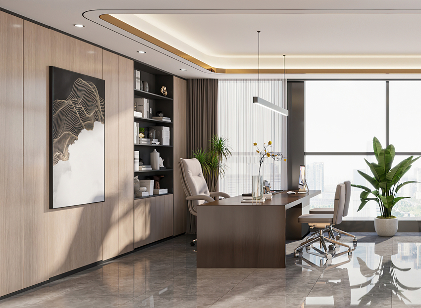 230平米科技办公室装修设计效果图
