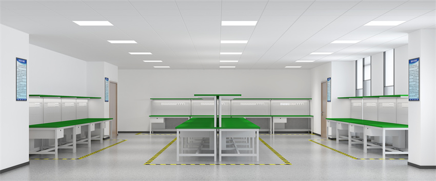 1600平米新乡办公室+车间装修设计效果图