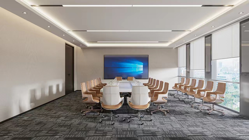 430平米科技公司办公空间装修设计效果图
