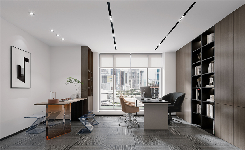 320平律师所事务所办公室设计效果图