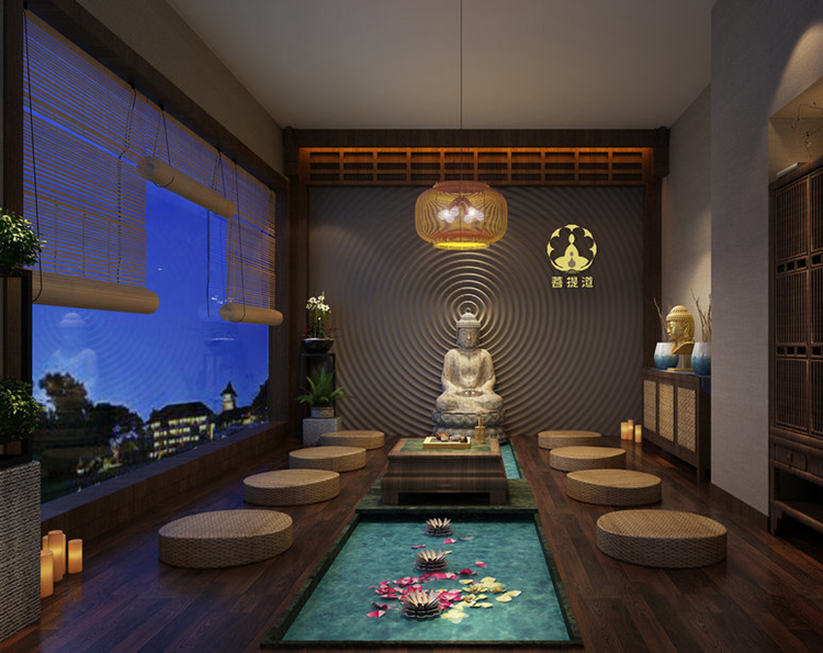 900平米茶艺会所体验店装修设计效果图