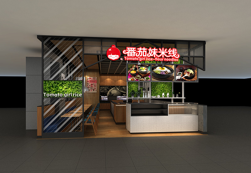 100平米线店面设计装修效果图