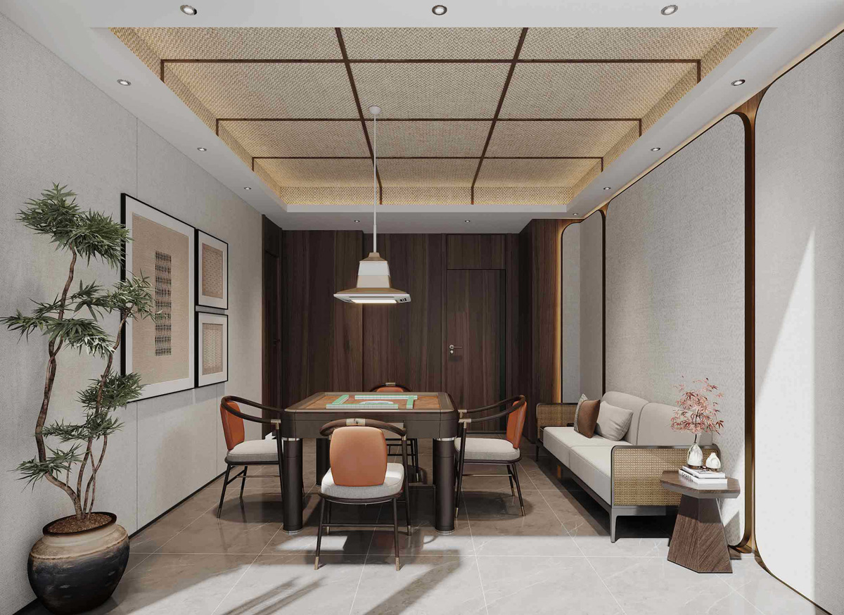 1000平米郑州茶楼装修设计效果图