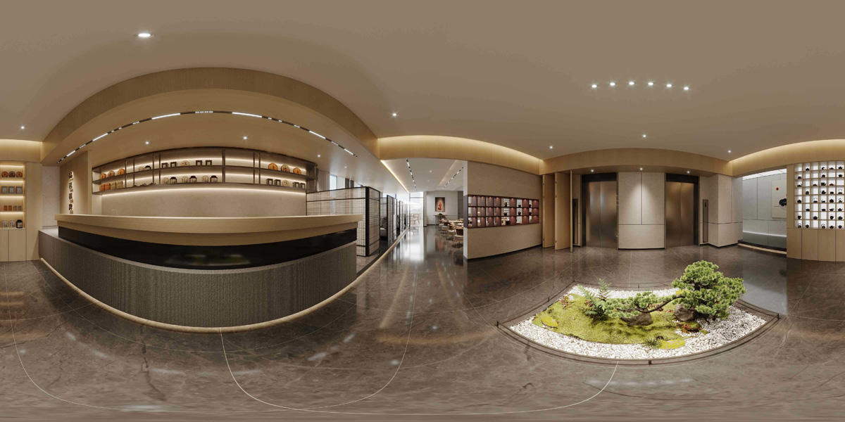 1000平米郑州茶楼装修设计效果图