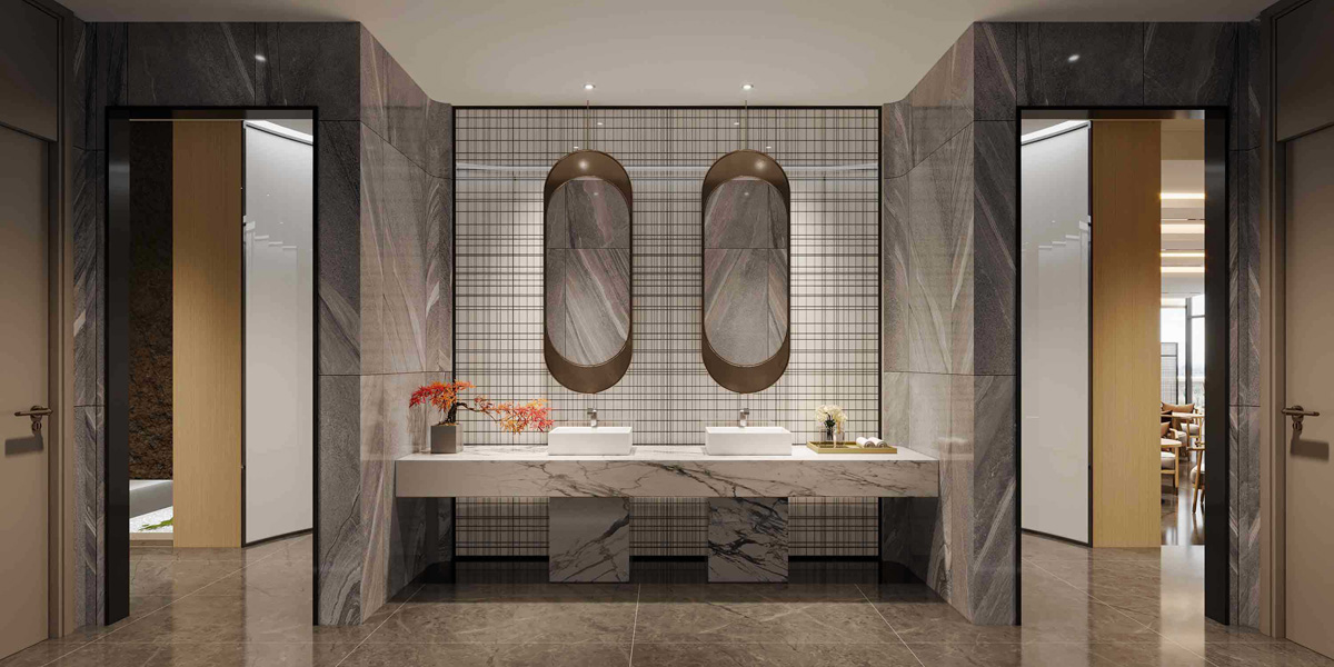 1000平米郑州茶楼装修设计效果图