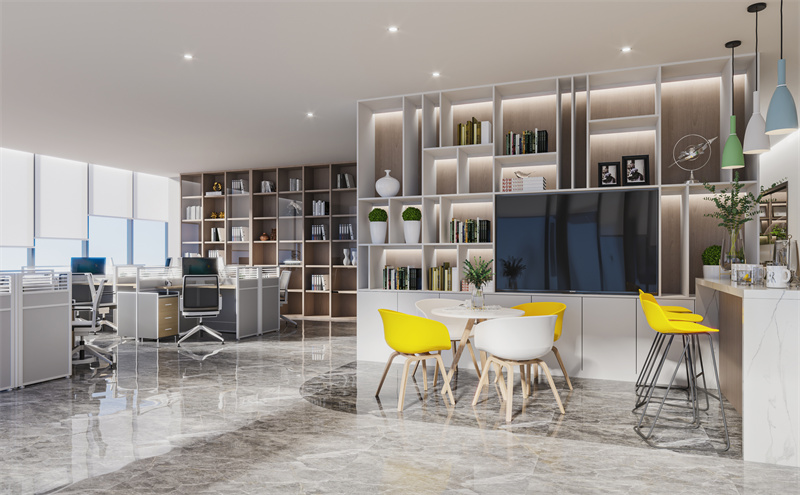 610平米郑州办公室装修设计效果图