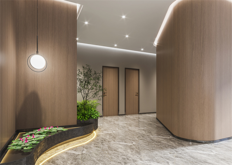 610平米郑州办公室装修设计效果图