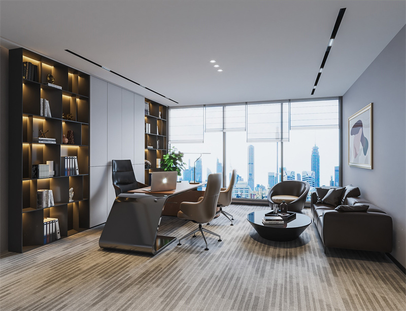 610平米郑州办公室装修设计效果图