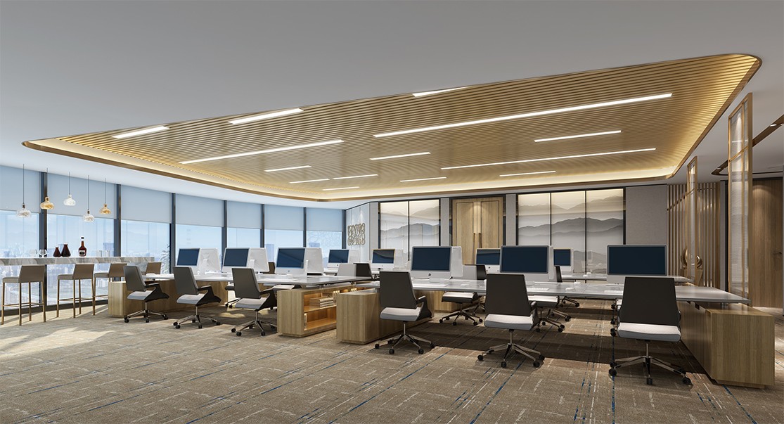 700平郑州企业办公室装修效果图