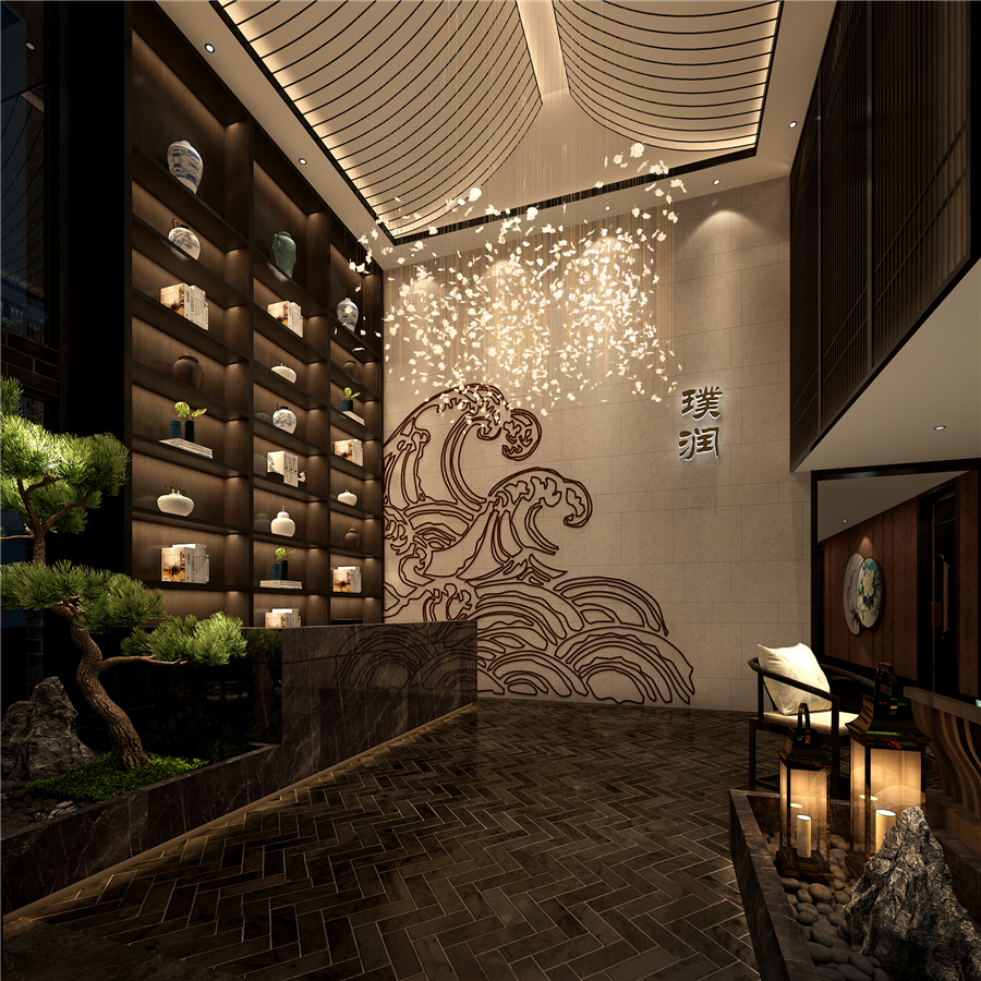 700平米足浴会所设计装修效果图