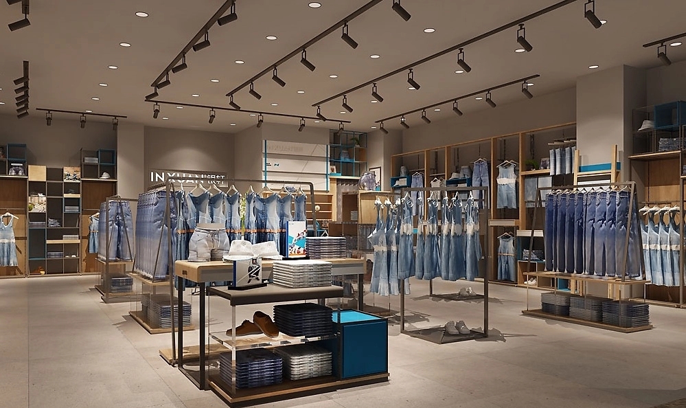 76平米服装店装修设计效果图