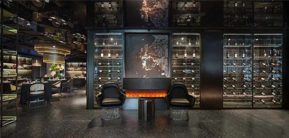 570平米新中式餐厅装修设计效果图