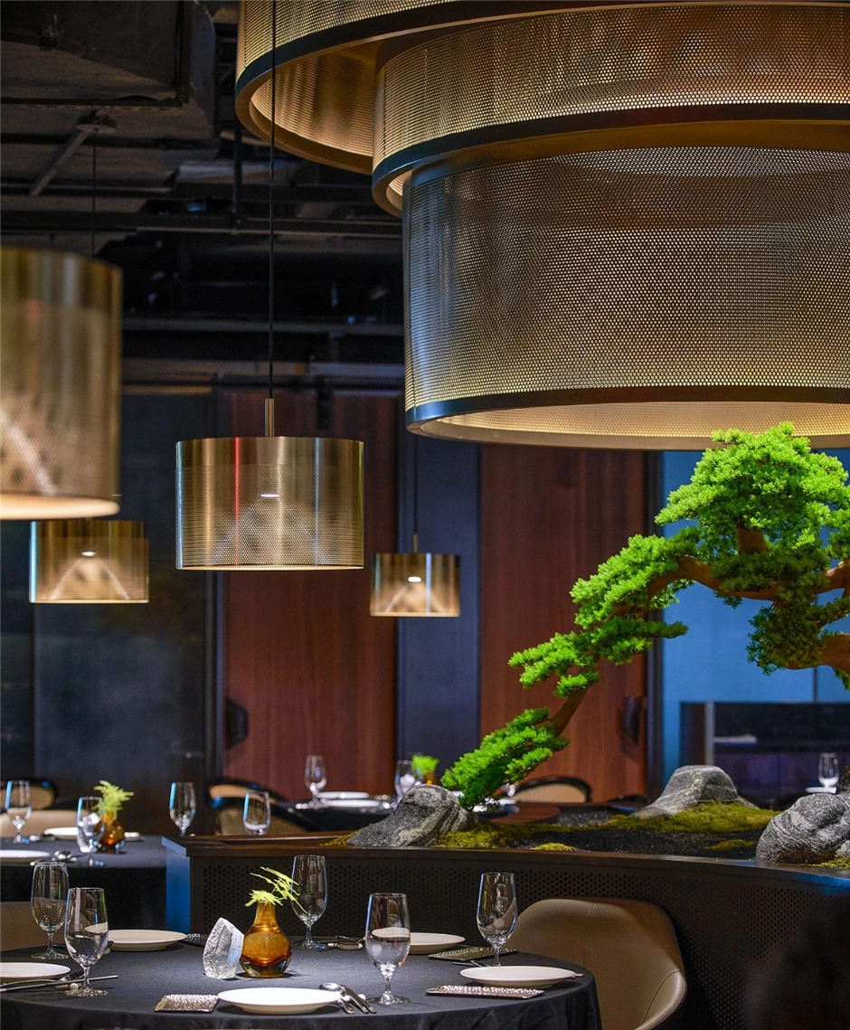 570平米新中式餐厅装修设计效果图