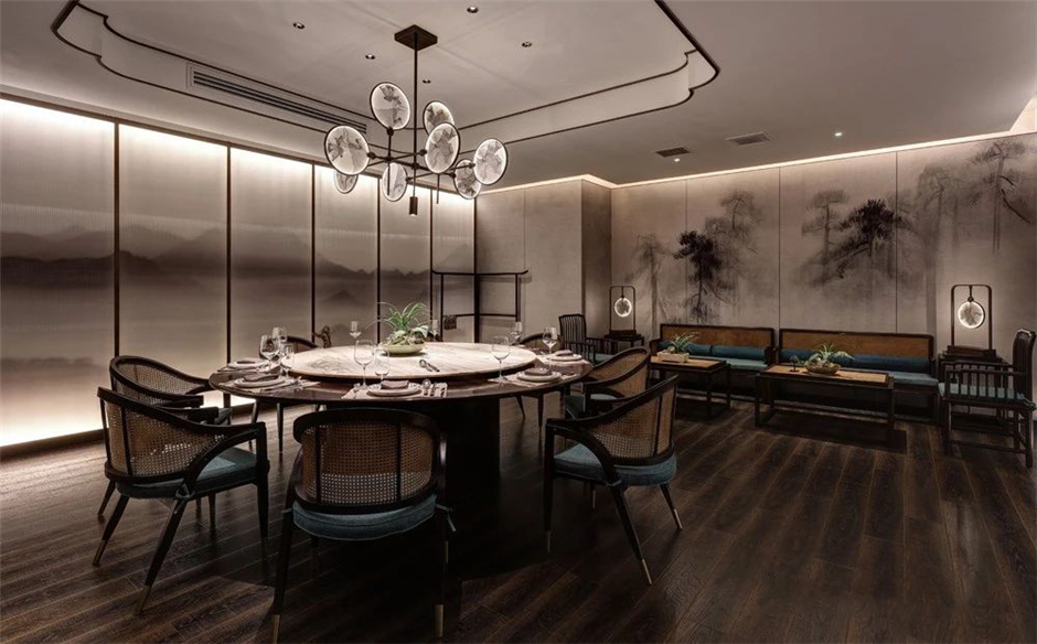 650平米中餐厅设计装修效果图
