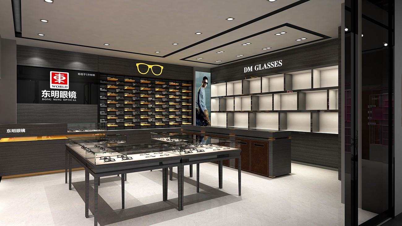 55平米眼镜店设计装修效果图