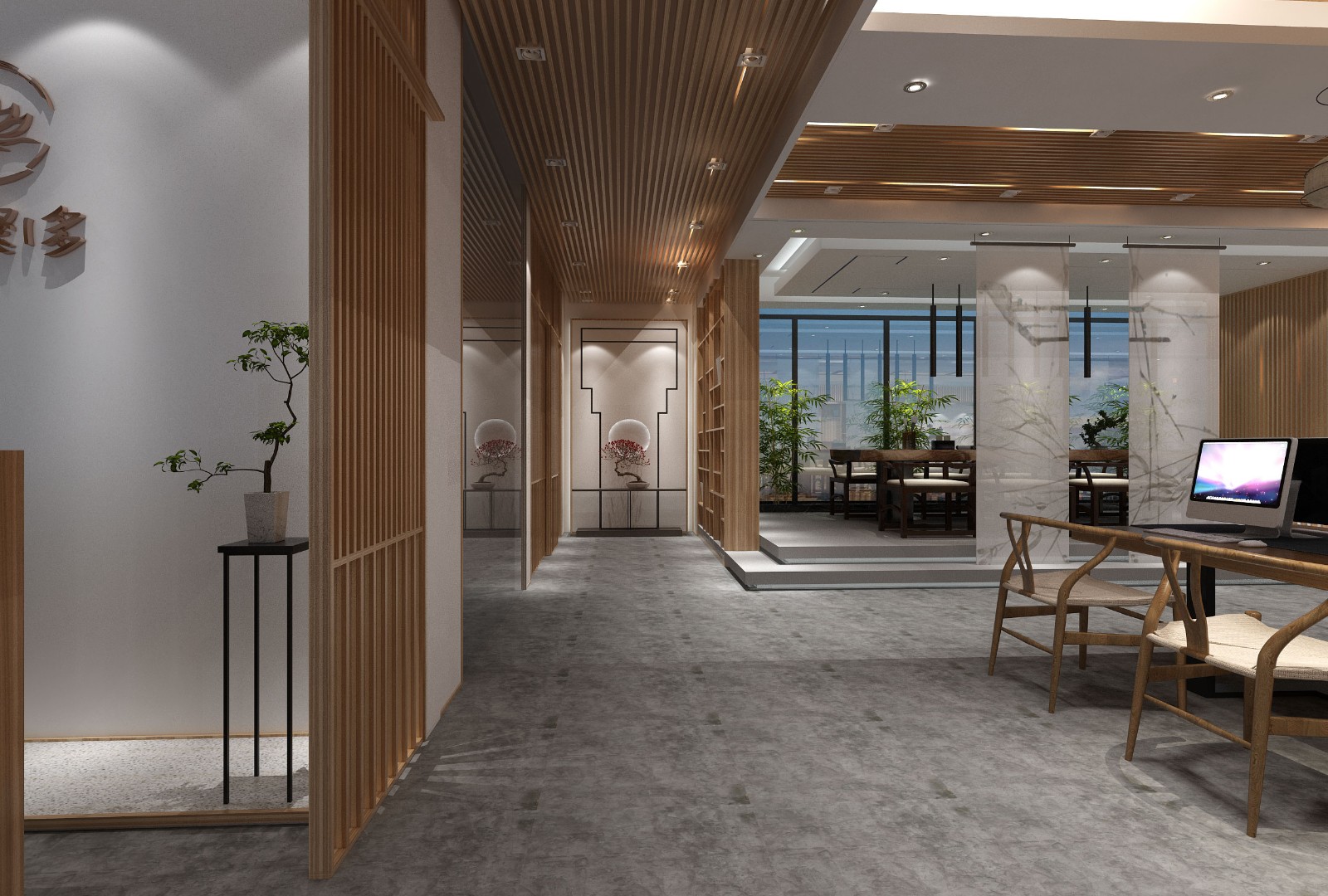 630平米郑州办公室装修设计效果图