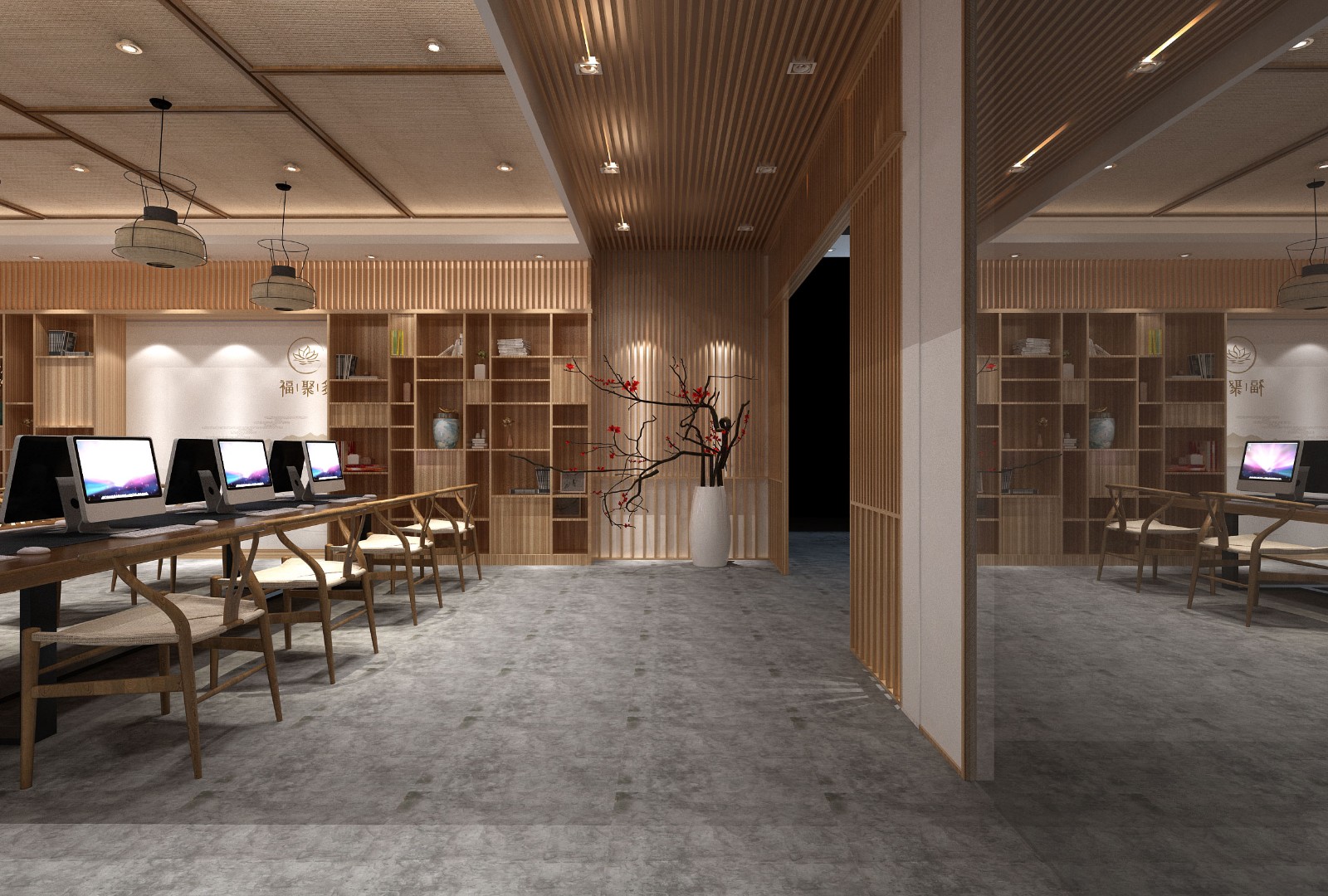 630平米郑州办公室装修设计效果图