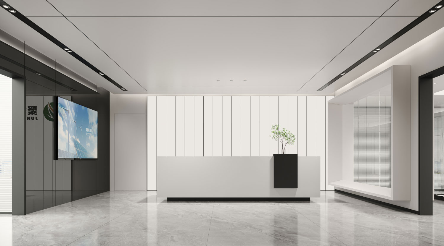 325平米办公室设计装修效果图