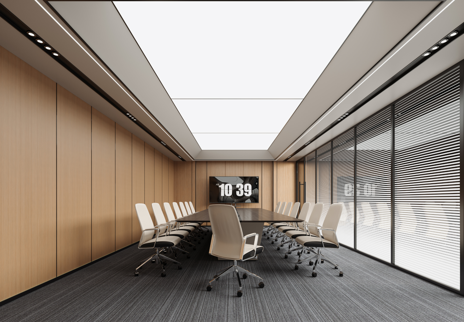 325平米办公室设计装修效果图