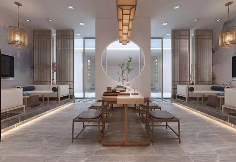 312平米新中式办公室装修效果图