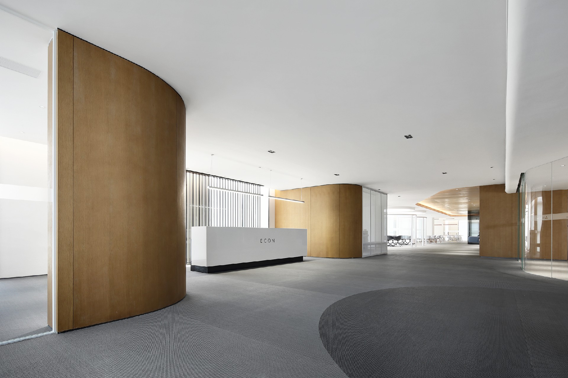 430平米大气简约办公室装修效果图