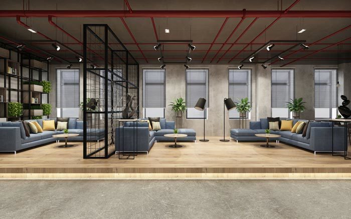 310平米工业风办公室装修效果图