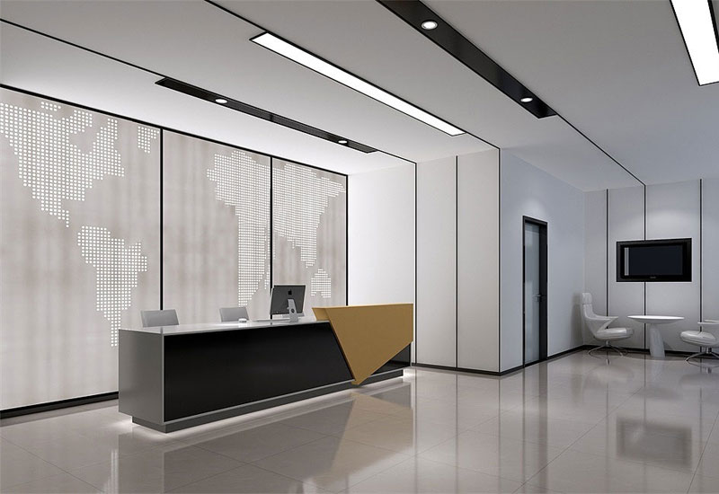 260平米郑州办公室装修新中式效果图