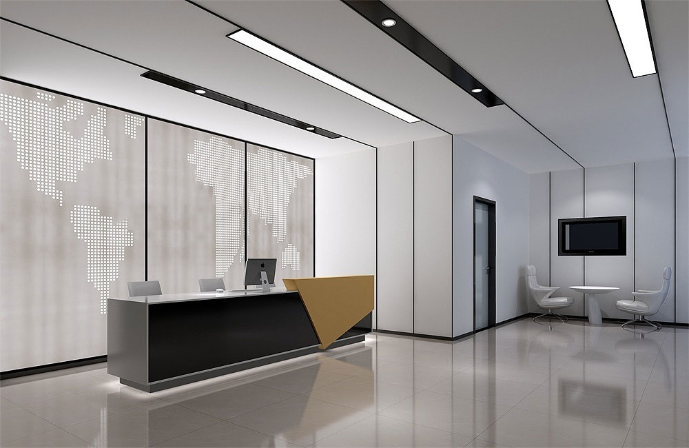 260平米郑州办公室装修新中式效果图