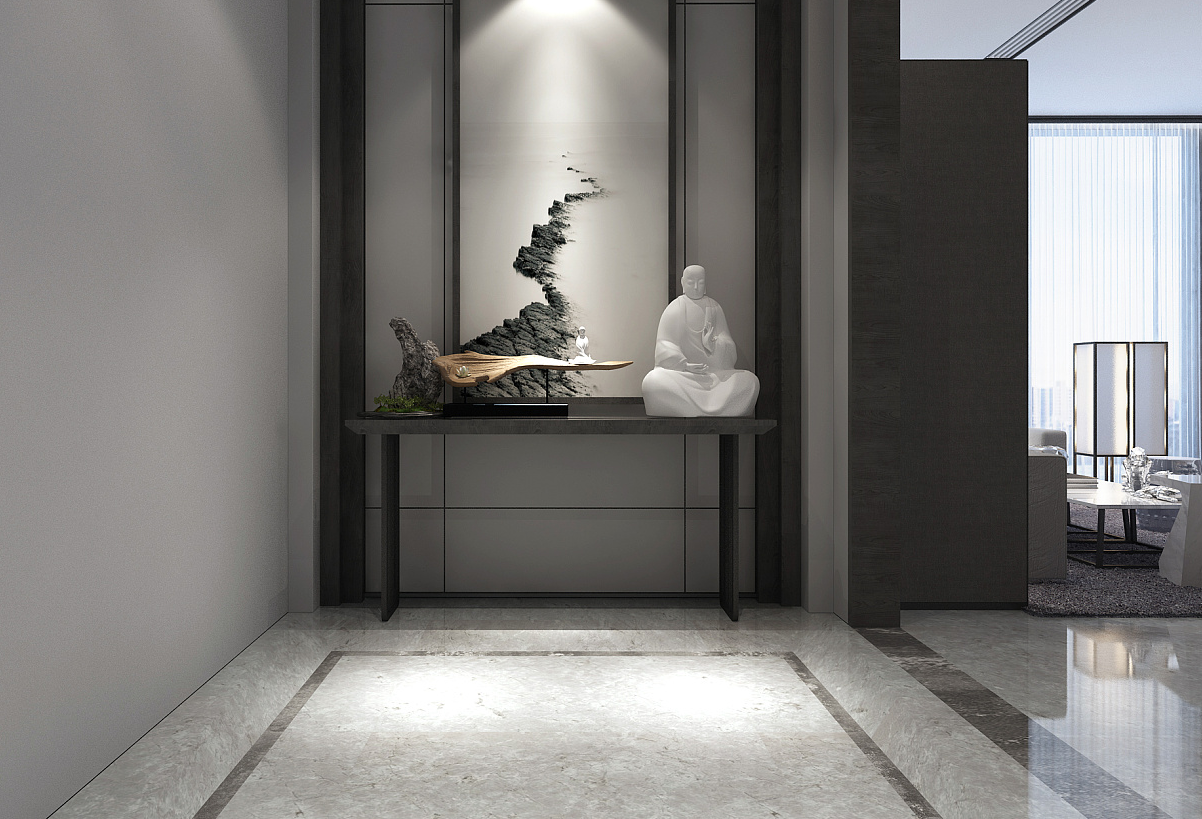 160平米极简禅意办公室设计效果图赏析